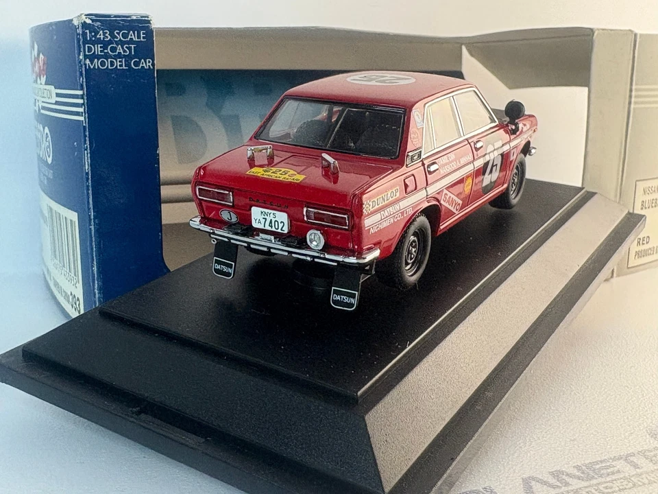 EBBRO 393 NISSAN BLUEBIRD 1600 SSS #25 EAST AFRICAN RALLY1969  1:43 - Photo 3/4