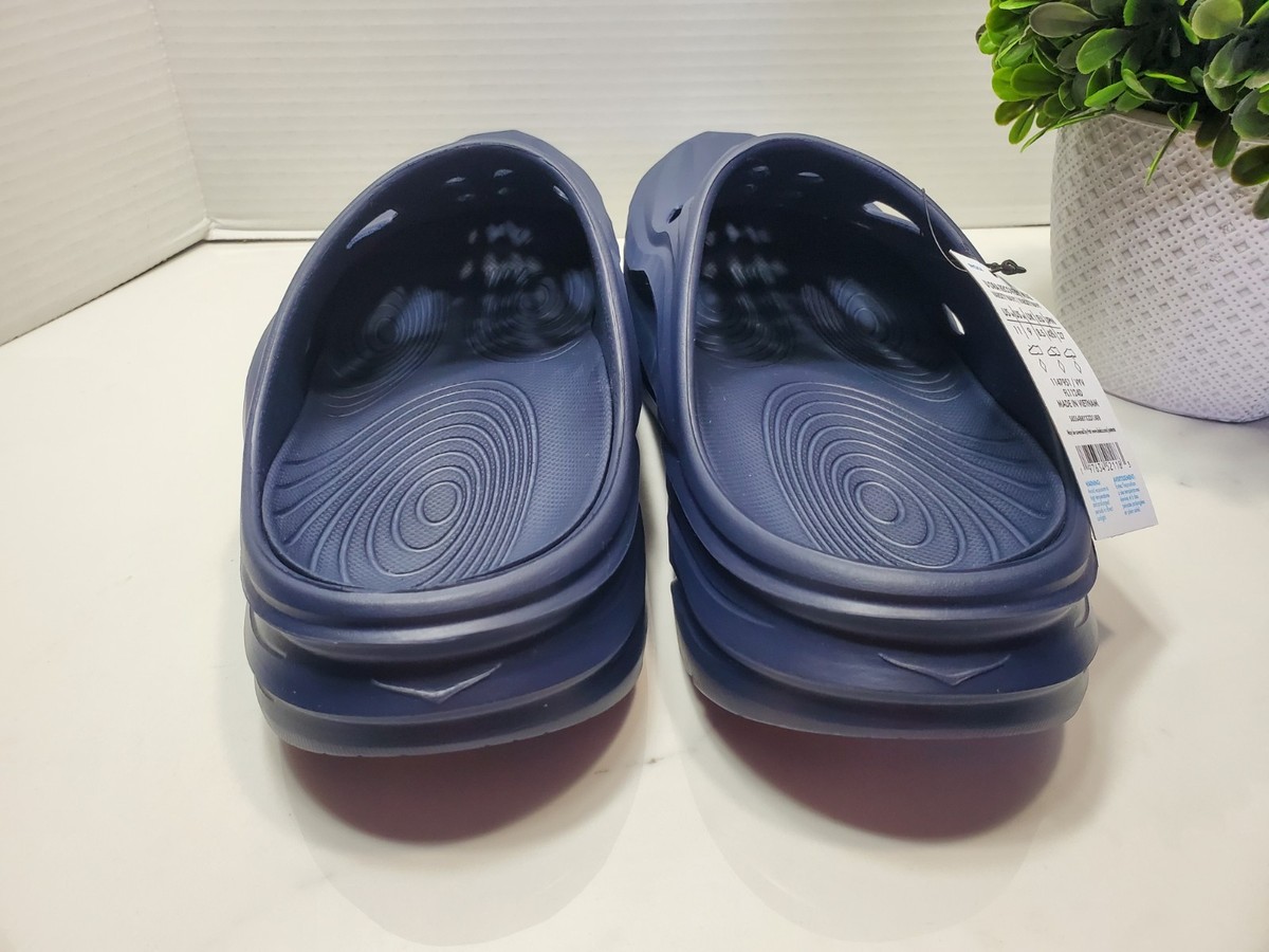 Hoka U Ora Recovery Mule - Navy Unisex HOKA Ora Recovery Mule | Black / Black main image 2