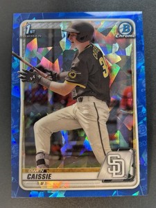 Owen Caissie 1st RC 2020 Bowman Draft Sapphire BD-49 Chicago Cubs (A)