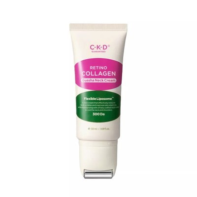 CKD Retino Collagen Small Molecule 300 Guasha Neck Cream 50mL  K-beauty