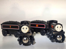 Thomas Friends Wooden Railway Donald 9 Douglas 10 Scottish Twins w/ Tenders