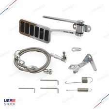 Universal Aluminum Gas Pedal Kit 24 Throttle Cable Spring For Street Hot Rod Universal Aluminum Gas Pedal Kit 24 Throttle Cable Spring For Street Hot Rod