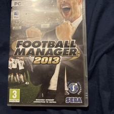 Football Manager 2013 PC DVD ROM Game Complete with Manual