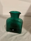 Iconic Blenko Green Glass Double Spout Water Pitcher No. 384 Vintage