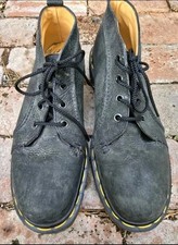 Dr. Martens Monkey Boots Chukka Made In England 8 Black Leather US 9 90s 1990s