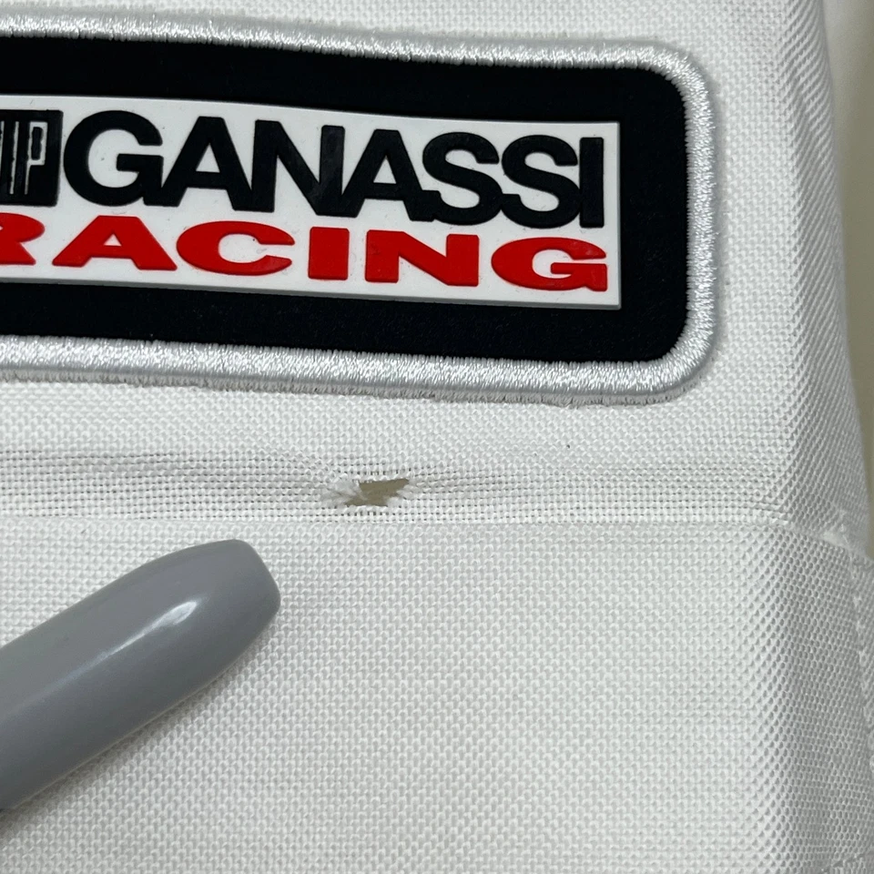 Camisa de corrida masculina Honda Ganassi M chip branco NTT Indycar Nascar manga longa equipe - Imagem 4 de 4