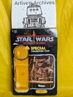 🟤🔴 Vintage Star Wars PAPLOO CARD BUBBLE 92 back Kenner 1984 🔴🟤