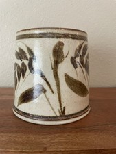 Vintage POLLY Pottery Boho Dish  Stoneware Bo...