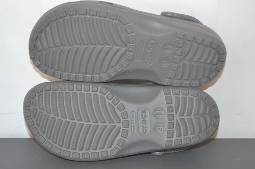 Crocs unisex grey clog style sandals UK size 8–9 - Imagen 4 de 8