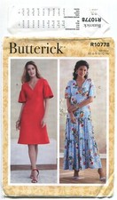BUTTERICK R10778/B6678 MISSES' DRESS W/ VARIATIONS SZ 6-14 UNCUT 2020