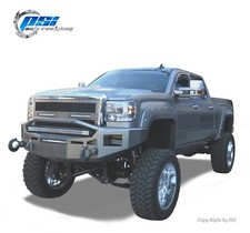 Paintable Pocket Bolt Fender Flares Fits Gmc Sierra 2500hd 3500 Hd 2015-2018
