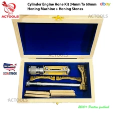 NEW Cylinder Engine Hone Kit 34mm To 60mm Honing Machine + 4 Set Honing Stones
