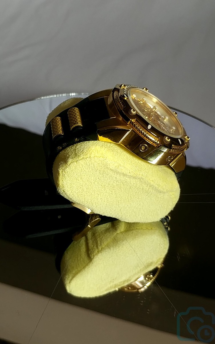 Invicta Men's 52mm Bolt Speedway Dragon Automatic 18k Gold