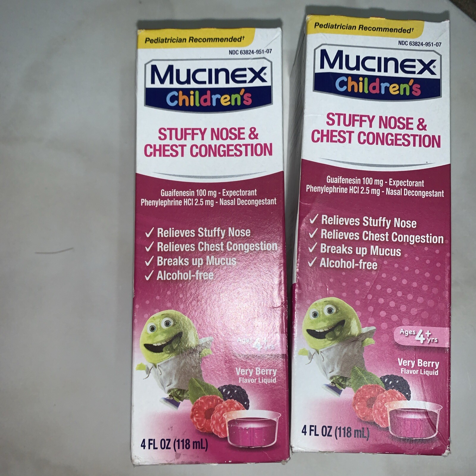 Mucinex Children Stuffy Nose & Congestion Very Berry 4 oz EXP 12/24 eBay