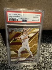 Sam Howell 2022 Chronicles Unparalleled-Scopes GOLD  /5 PSA 10 POP 2 VIKINGS 🔥