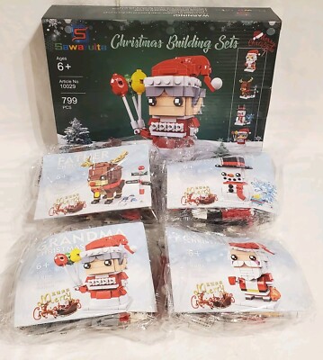 SAWARUITA Brick Christmas Building Block  Set 799 Pieces Age 6+  Sealed