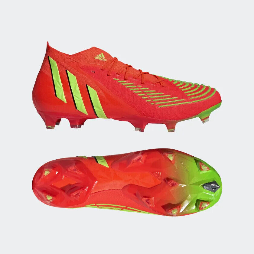 Adidas Predator Edge .1 Low Firm Ground -- Red | eBay Adidas Predator Edge .1 Low Firm Ground -- Red | eBay