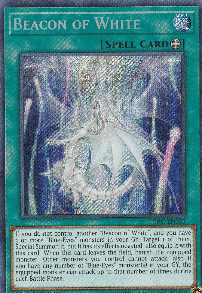 遊戯王 Beacon of White LCKC-EN035 YUGIOH HOLO CARD BEACON OF WHITE LCKC-EN035 1ST EDITION | eBay