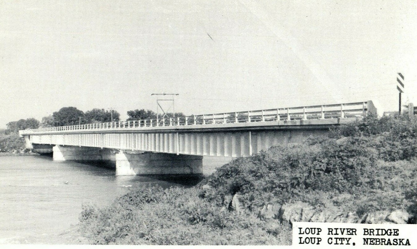 c1940's Loup River Bridge Loup City Nebraska NE Vintage Postcard eBay