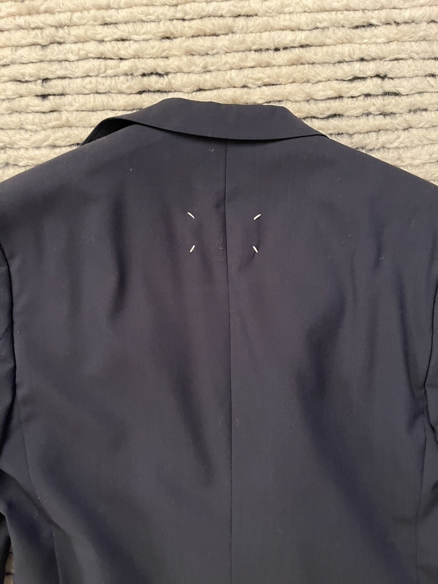 ジャケット Maison Margiela Black Gabardine Blazer a1a17a37-bfa1-4966-8471-