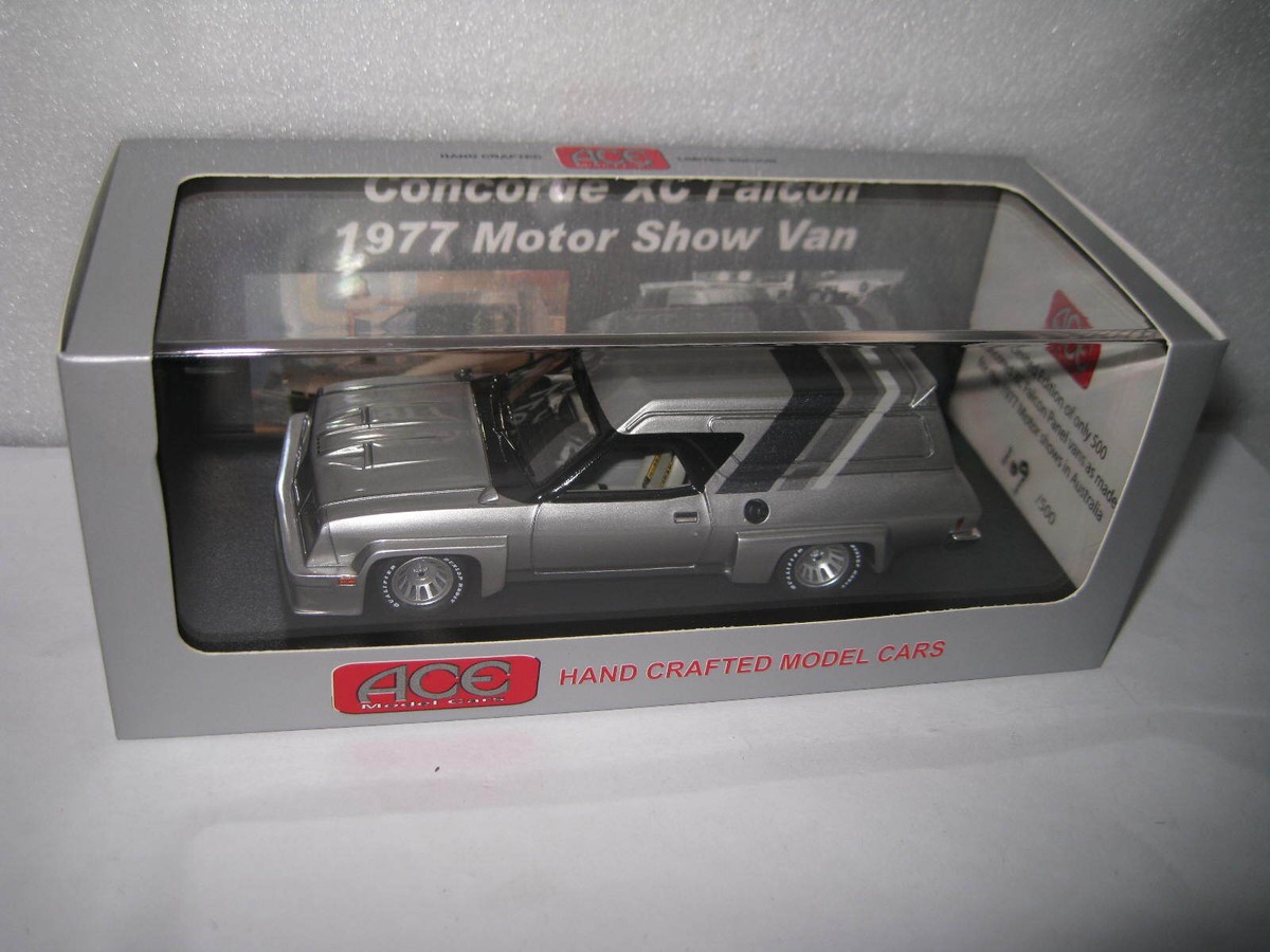 1/43 ACE FORD CONCORDE XC FALCON 1977 MOTOR SHOW VAN LTD ED
