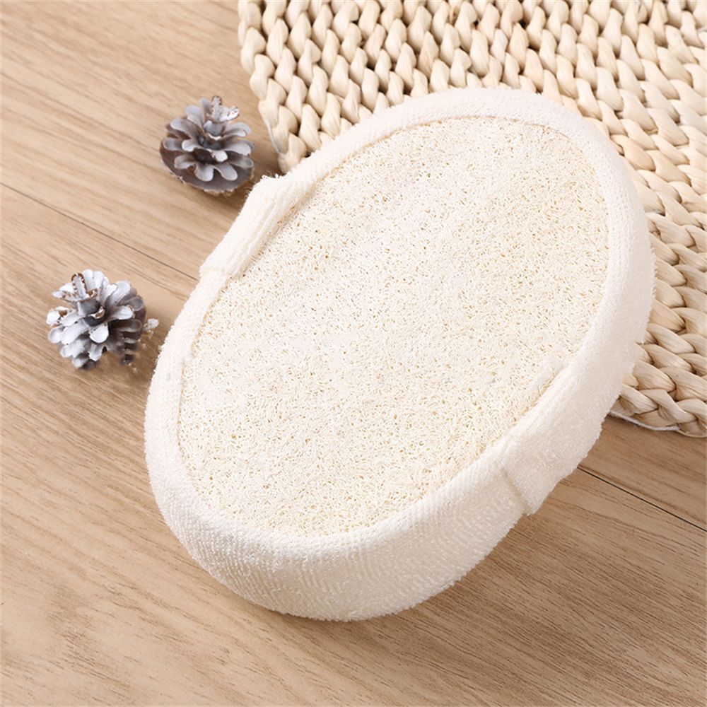 Body Scrubber Bath Ball Natural Loofah Sponge Bath Brush Wash Shower