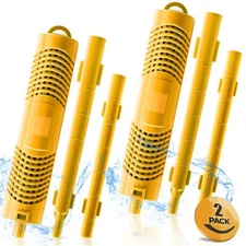 Spa in-Filter Mineral Sticks Parts for Hot Tub Filter Cartridge, Yellow, 2PCS