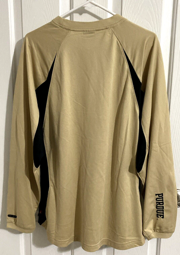 Purdue University Nike Team Long Sleeve Shooting Warm Up Shirt Size L Fast Train - Picture 11 of 16