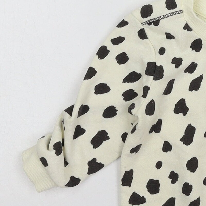 Primark Baby Ivory Animal Print Cotton Blend Jumper Size 12-18 Months Pullove image 9
