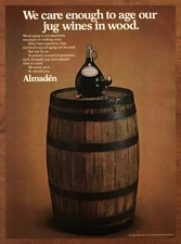 1975 Almaden Wine Vintage Print Ad/Poster Retro 70s Man Cave Bar Wall Art Decor