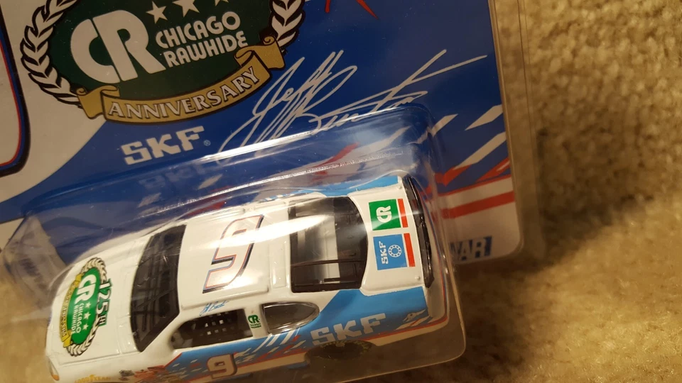 Sealed 2003 Team Caliber Jeff Burton Chicago Rawhide 1/64 Scale NASCAR SKF - Image 4 of 4