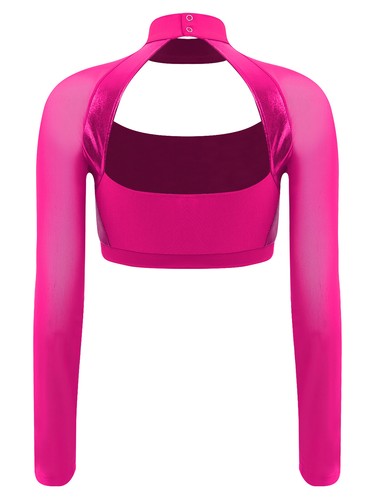 Women Cheer Uniform Tops Night Club Crop Top Rhinestone Cheerleader Costume - Picture 46 of 87