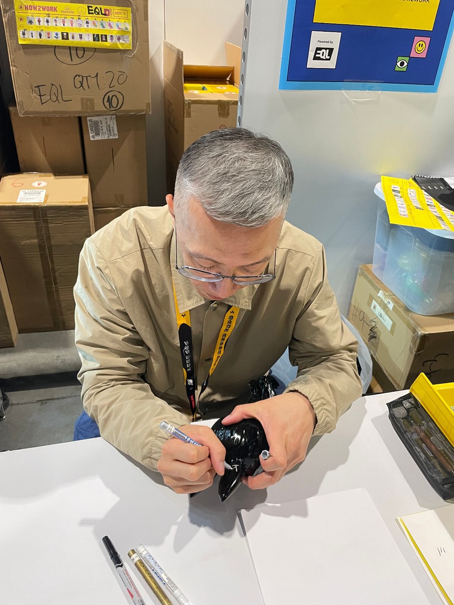 Dcon 2024 How2Work Labubu Zimomo ST Black SIGNED by Kasing Lung | eBay