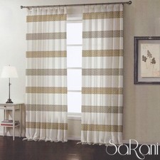 Curtain Ekmel Type Linen Lines Laminates 1 Panel 140x290 CM Semioscurante Sarani