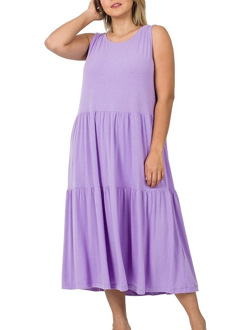 Plus size hotsell lavender maxi dress