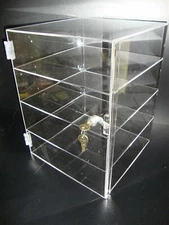 DS-Acrylic Countertop Display 12 x 12 x 16 Locking Security Showcase CUPCAKE