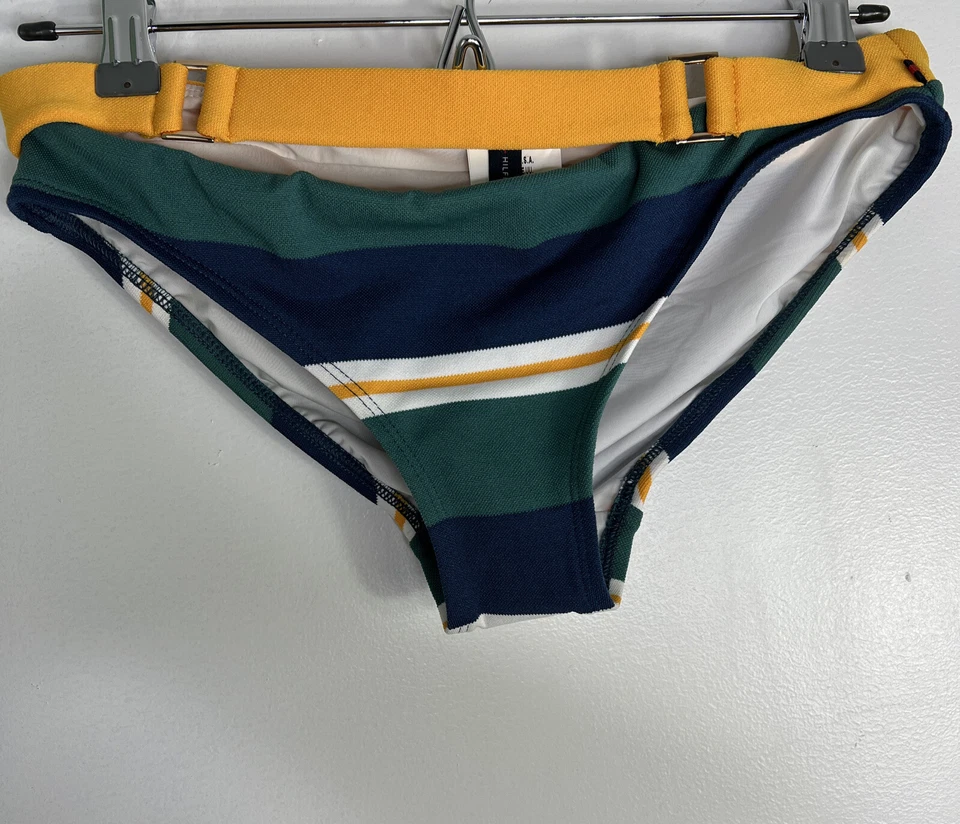 Pantalones de natación Tommy Hilfiger hechos en EE. UU. azul verde amarillo S nuevos sin etiquetas Foto 3 de 4