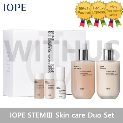 IOPE STEM  Skin care Duo Set Anti-aging Lifting Special Gift Set STEM3 Tracking_