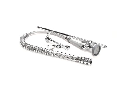 T&S Brass Pre-Rinse Assembly, 44 Stainless Steel Hose, Self B-2250-B - Free
