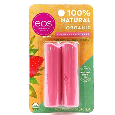 eos 100% Natural Organic Strawberry Sorbet Shea Lip Balm