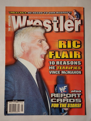 MAY 2002 THE WRESTLER WRESTLING MAGAZINE RIC FLAIR UNDERTAKER KANE THE ROCK