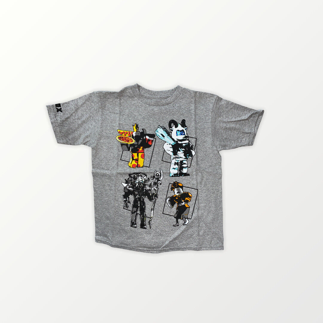 LICENSED Boy's ROBLOX GITD Warrior Character Print Short Sleeve