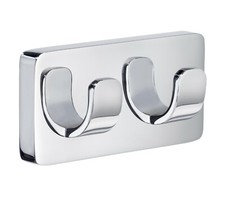 Smedbo Badetuchhaken doppelt ICE verchromt