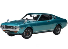 1973 TOYOTA CELICA LIFTBACK 2000GT (RA25) RHD TURQUOISE 1/18 MODEL AUTOART 78767