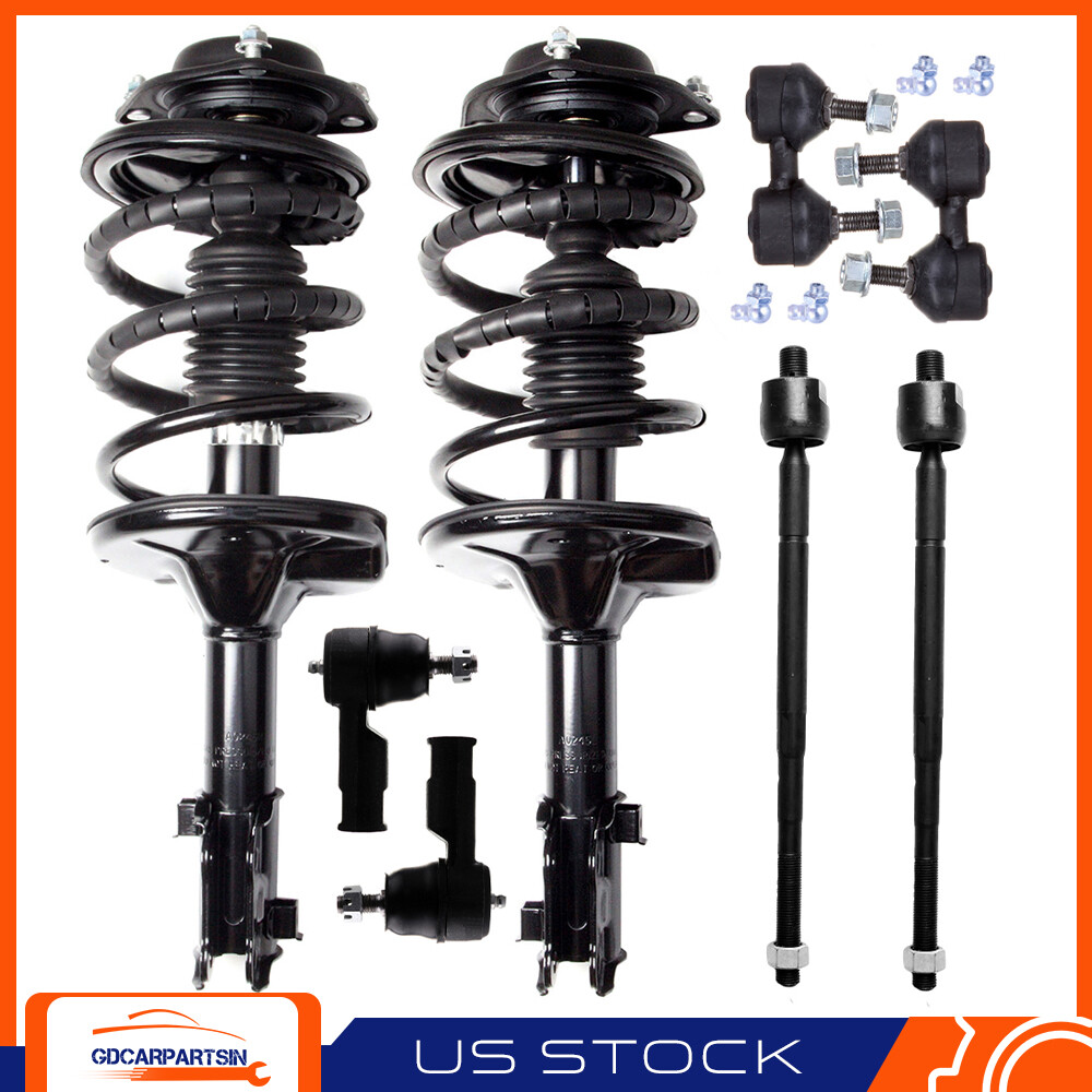 10pcs Hyundai Elantra 2001-2006 Front Struts Stabilizer Link Tie Rod Kit