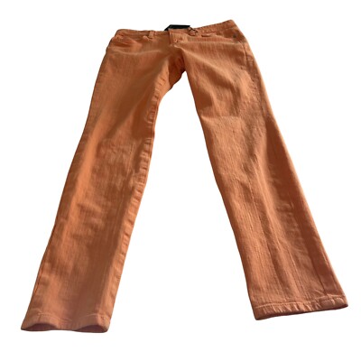 Joe's Skinny Visionaire 5-Pocket Stretch Denim Jeans Orange NEW Size 27