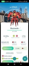 Buzzwole Pok mon Go - Non Shiny Background New York - Trade Registered 20K Stard
