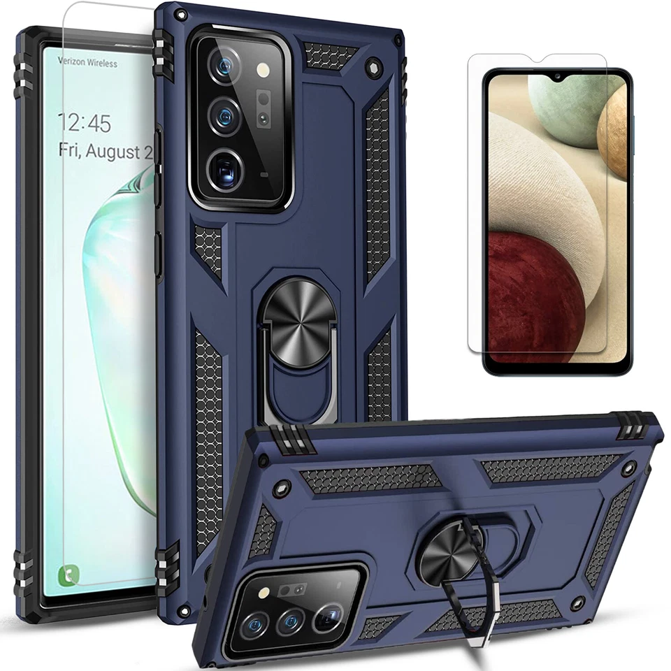 Capa telefone + vidro temperado para Samsung Galaxy Note 20 Ultra Note 10 Plus - Imagem 4 de 4