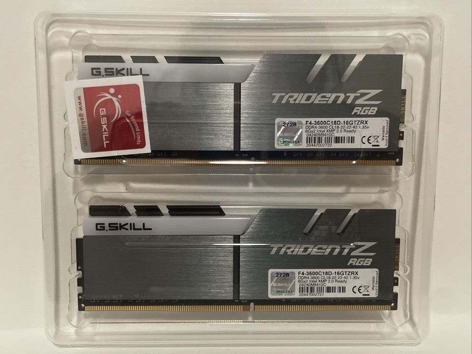 G. SKILL Trident Z RGB 16GB DDR4 3600 (PC4-17000) Memory (F4-3600C17D ...
