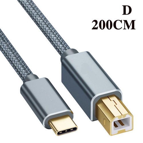 USB Type-C to USB B 2.0 Printer Cable Scanner Laptop; New Lot S5 E5 E7 L0J L1T7 - Picture 16 of 17